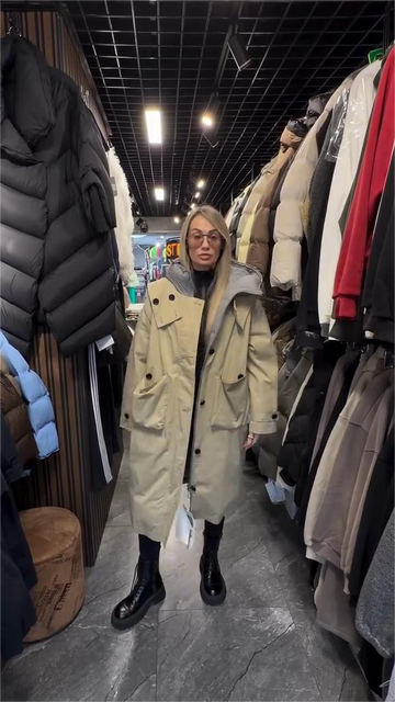 Double-sided down jacket