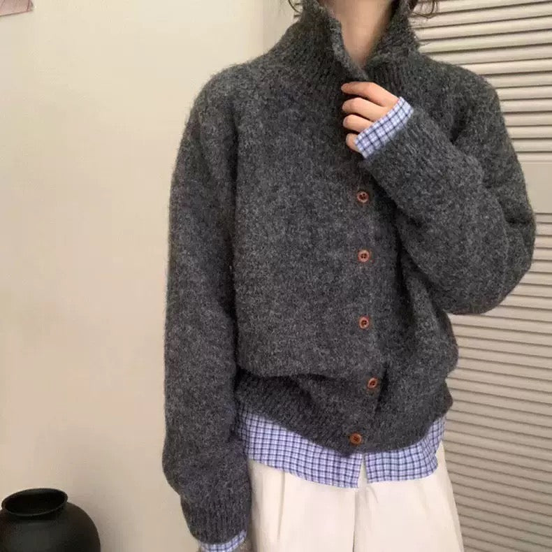 Lazy Loose Knit Cardigan