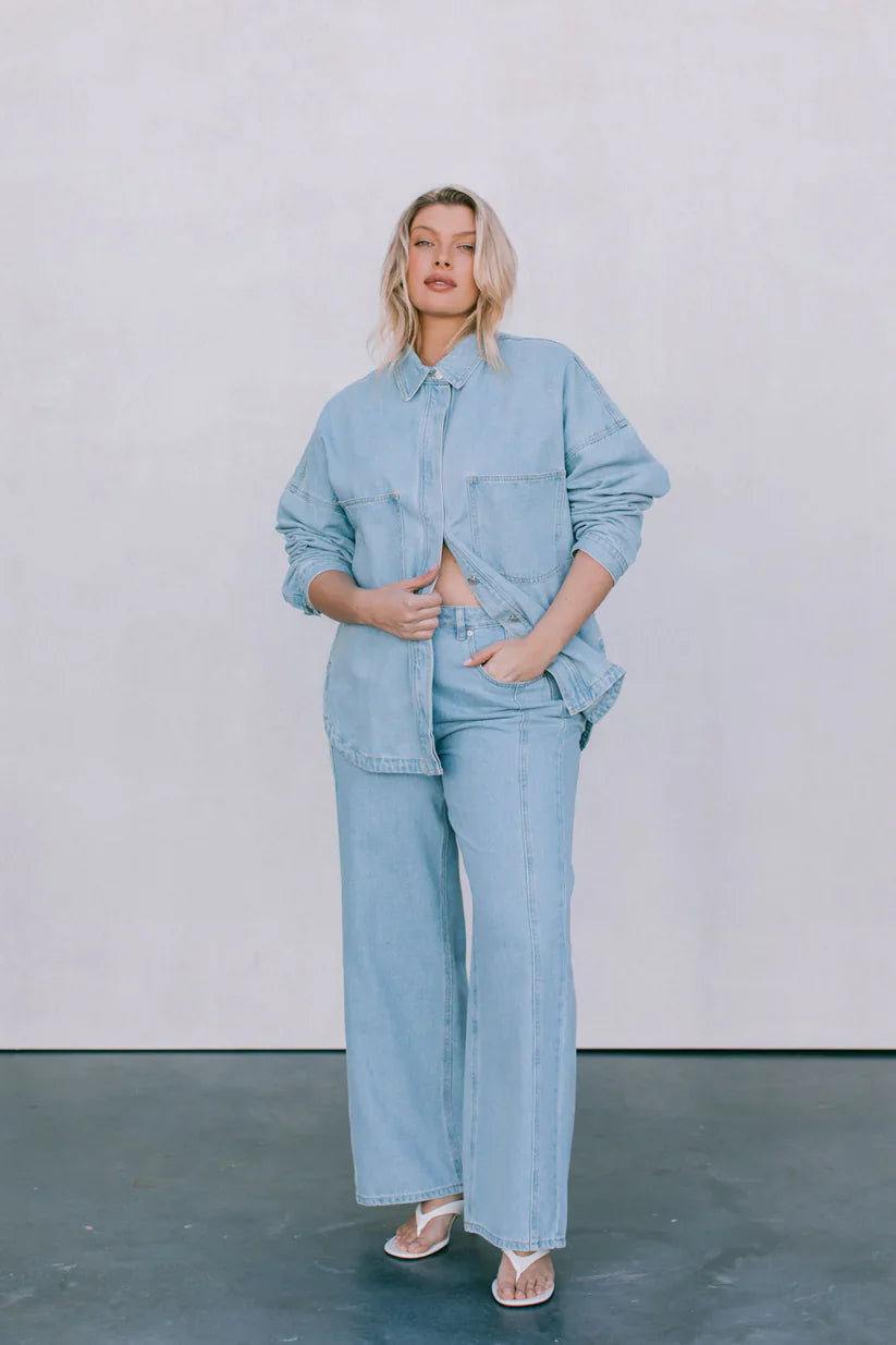 Light Blue Denim Ensemble