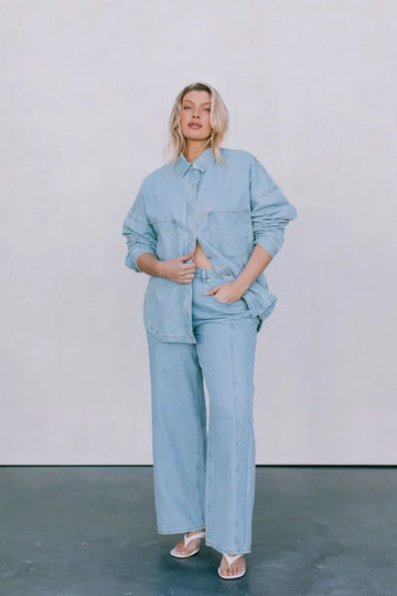 Light Blue Denim Ensemble