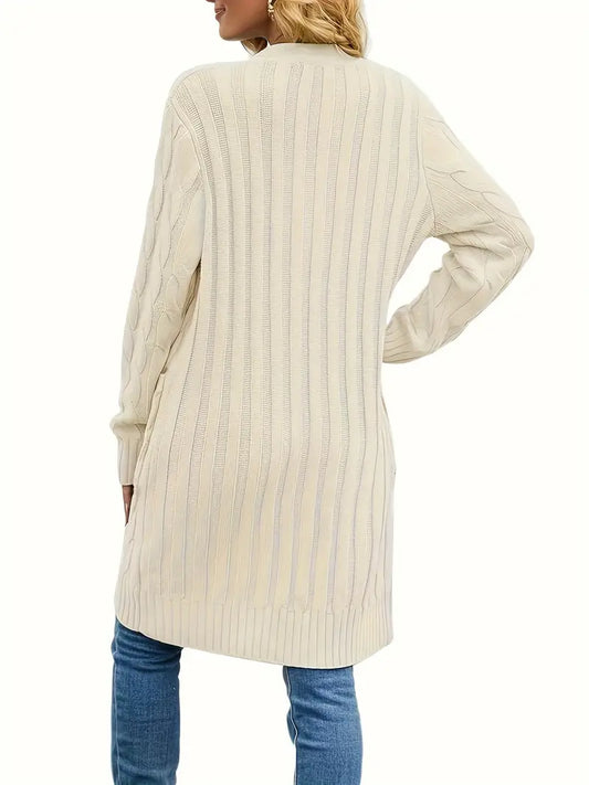 Casual Long line Button Cardigan