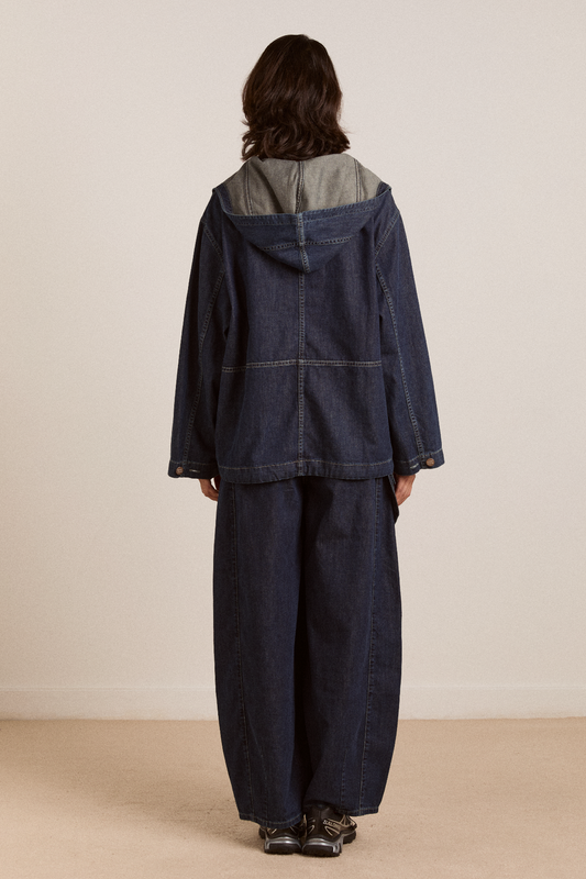 Dark Indigo Denim Utility Co-ord Set