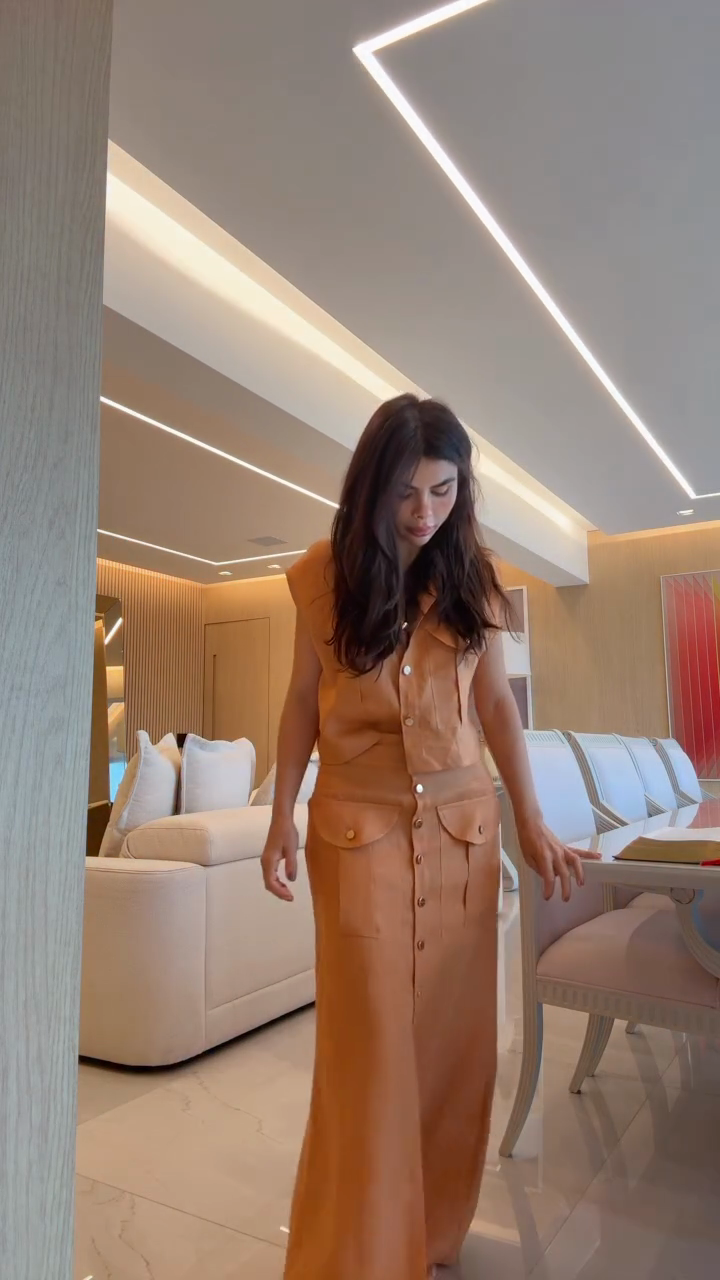 Button  Down Two Piece Set