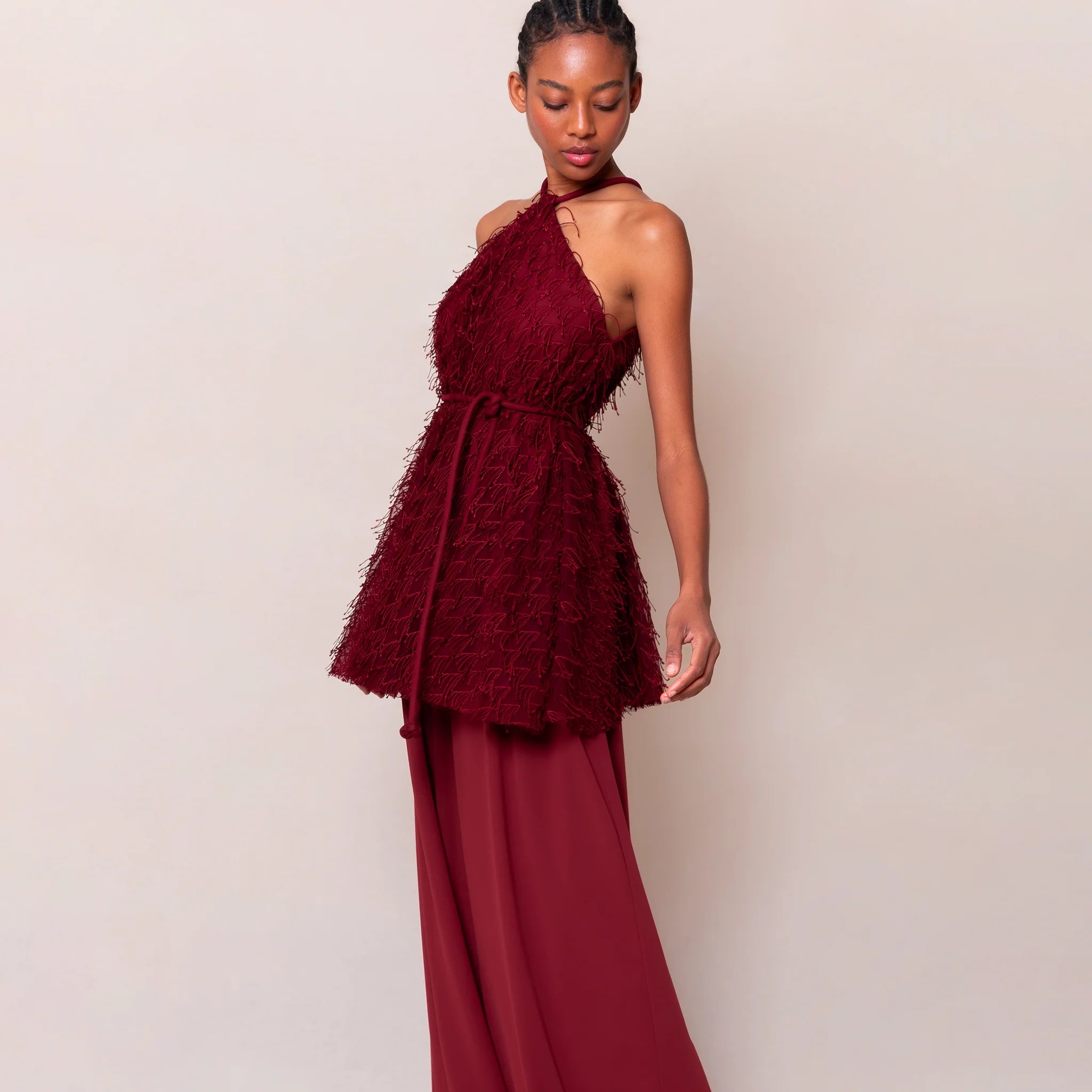 Chic Flowy White Dress