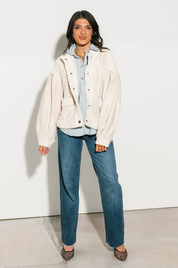 Casual textured knit cardigan