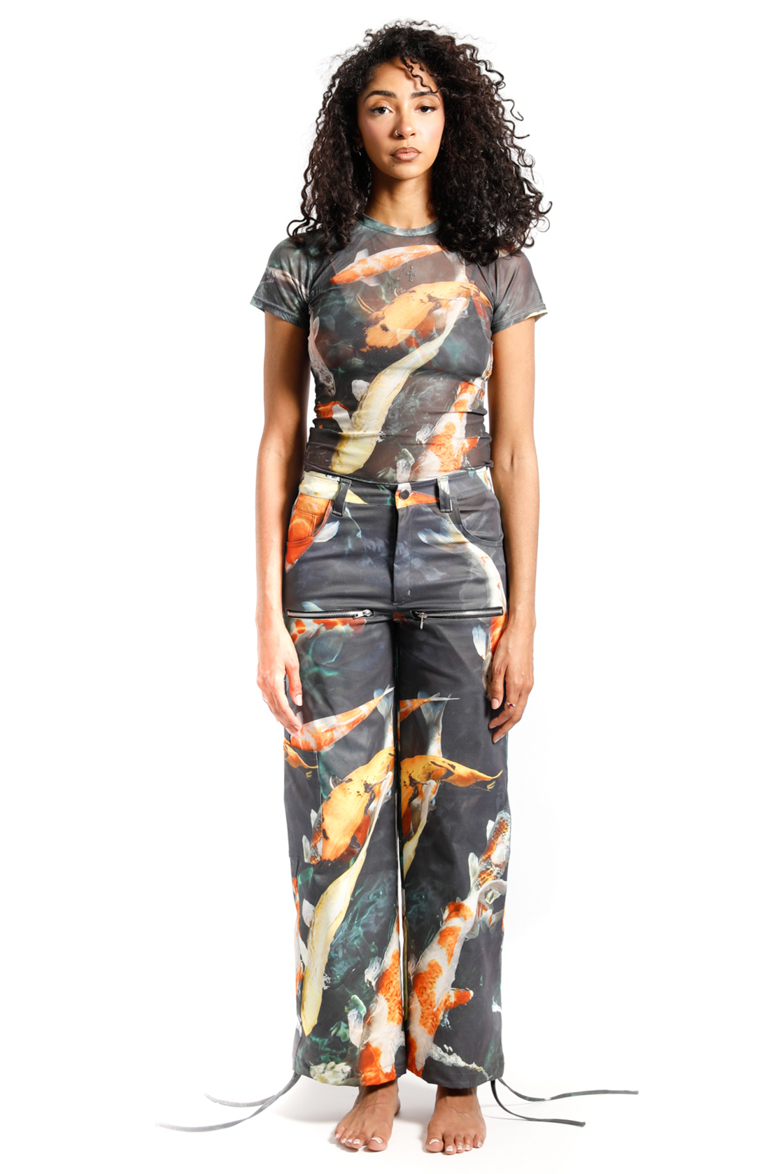 Koi Fish Print Outfit