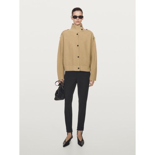 Turtleneck Knitted Cardigan Coat