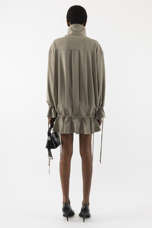 Ruffled Jacket Dress