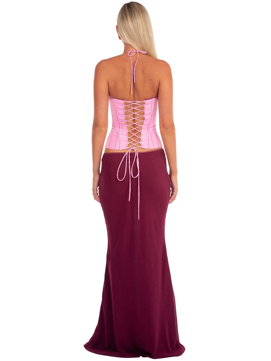 Corset  Maxi Skirt Set