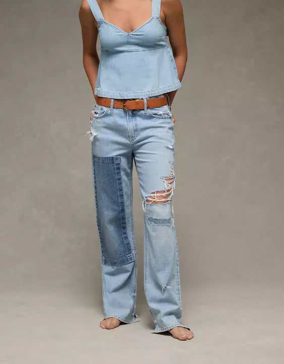 Low-Rise Ex-Boyfriend Jeans