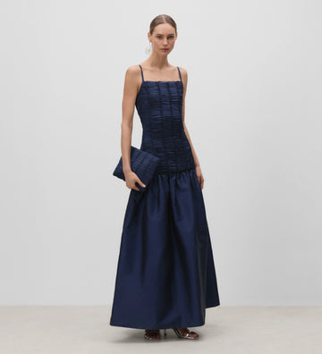 Chic designer maxi dress