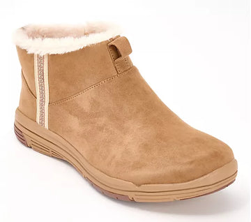 Waterproof side zipper ankle boots