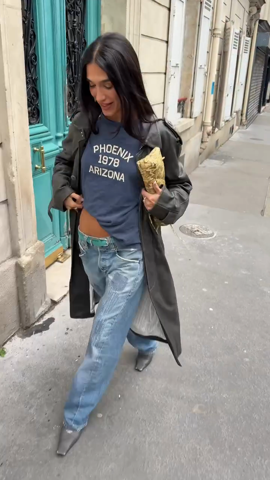 Black Leather Trench Coat