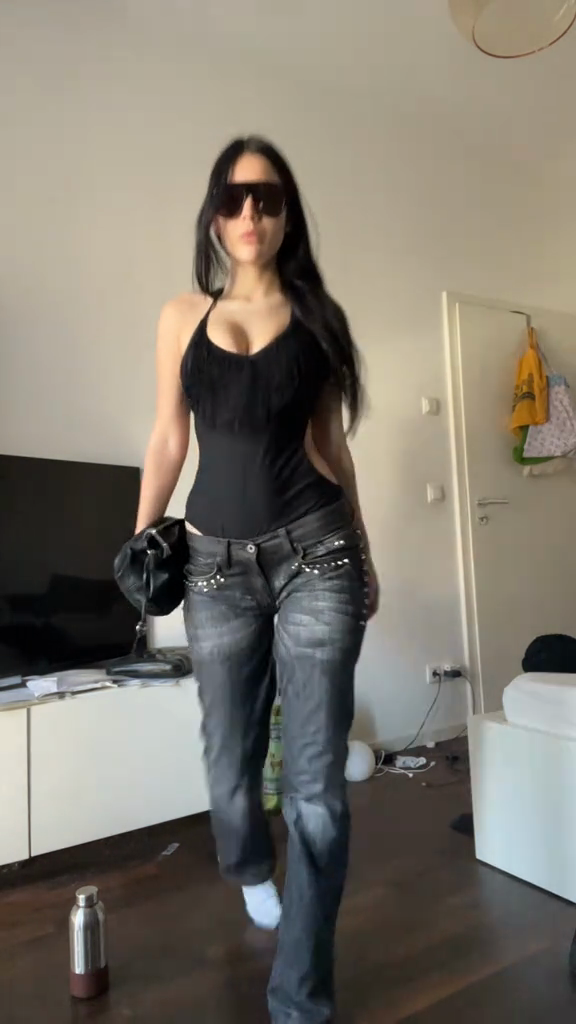 Stud Embellished Jeans